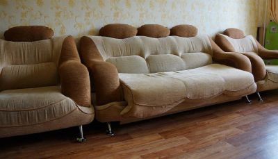 Лот: 3040622. Фото: 1. Диван + 2 кресла срочно!!!. Кресла, пуфы