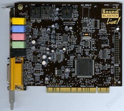 Лот: 78754. Фото: 1. Sound Blaster Live! 5.1. Звуковые карты