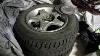 Лот: 12488399. Фото: 1. Резина hankook с дисками r14. Шины на дисках