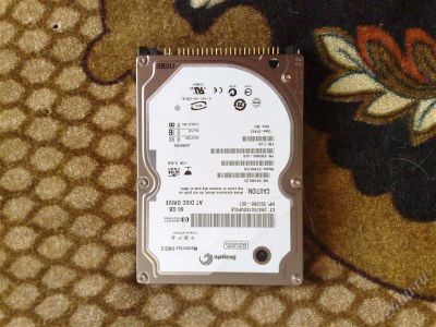 Лот: 1611131. Фото: 1. ноутбучный винт 60 гиг не исправный... Жёсткие диски (HDD)