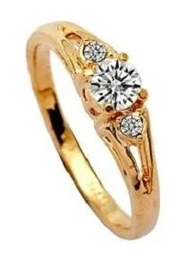 Лот: 5586115. Фото: 1. Кольцо с кристаллом Swarovski... Кольца, перстни