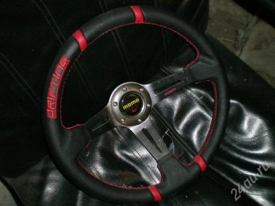 Лот: 636773. Фото: 1. Руль 350мм. Momo Style Drifting... Детали тюнинга