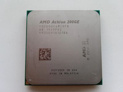 Лот: 25785543. Фото: 1. Продам Процессор Athlon 200GE... Процессоры