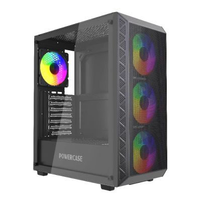 Лот: 24999267. Фото: 1. Корпус ATX Б_БП Powercase Mistral... Корпуса, блоки питания