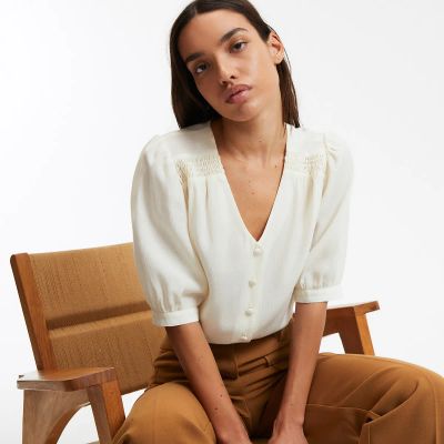Лот: 24991656. Фото: 1. Блузка LaRedoute. Другое (одежда, обувь, галантерея)