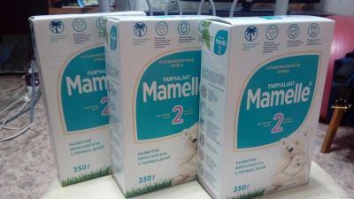 Лот: 13052459. Фото: 1. Смесь "Mamelle" с 6-12мес. Детское питание