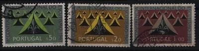 Лот: 7049952. Фото: 1. Португалия 1961г 3марки. Марки