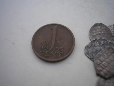Лот: 8219971. Фото: 1. 1 цент 1955 года. Нидерланды. Европа