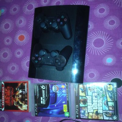 Лот: 7297142. Фото: 1. Sony PS3 SuperSlim в отличном... Игровые приставки, консоли