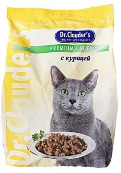 Лот: 6491459. Фото: 1. Сухой корм Dr.Clauder's для кошек... Корма