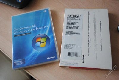 Лот: 1817680. Фото: 1. Лицензионный Windows Vista Business. Другое (компьютеры, оргтехника, канцтовары)