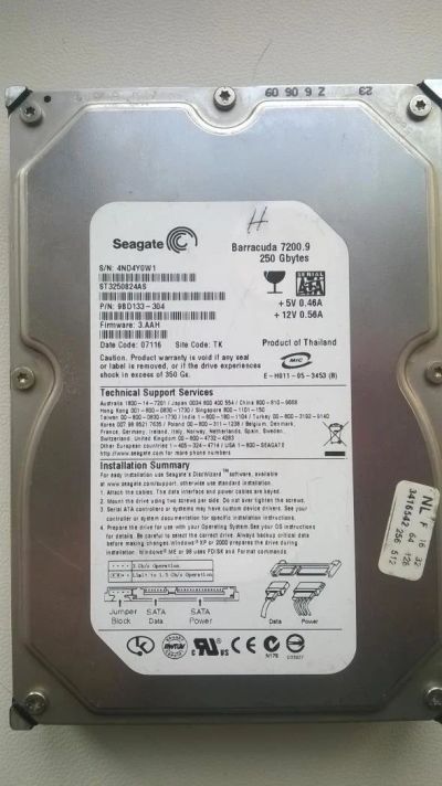 Лот: 11440596. Фото: 1. винт Seagate Barracuda 7200.9. Оперативная память