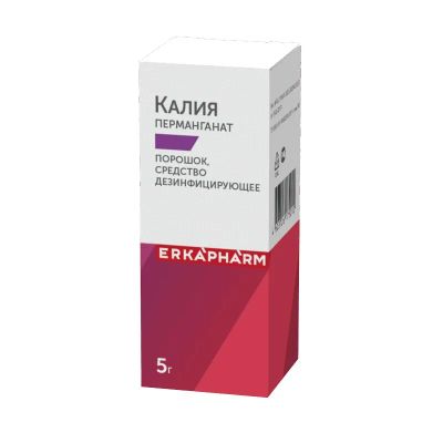Лот: 23720325. Фото: 1. Калия перманганат Эркафарм порошок... Лекарства