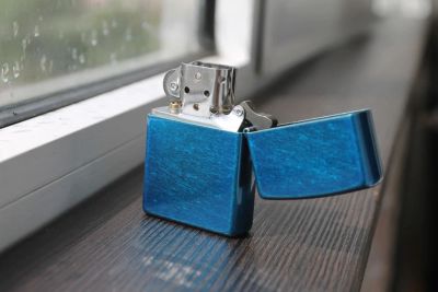 Лот: 10093033. Фото: 1. Zippo "Reg Сerulean" Ликвидация... Зажигалки, спички, пепельницы