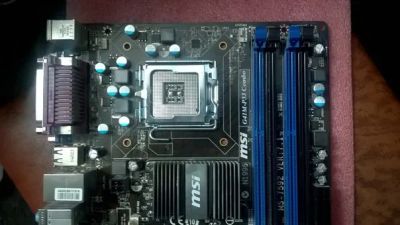 Лот: 6514433. Фото: 1. Материнская плата MSI g41m-p33... Материнские платы