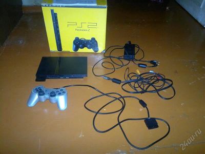Лот: 2931397. Фото: 1. Sony Playstation 2 чипованая(scph-70008... Игровые приставки, консоли