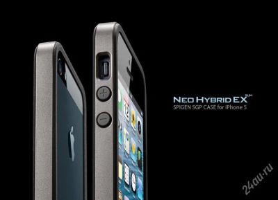 Лот: 2466308. Фото: 1. Бампер для Iphone 5 SPIGEN SGP... Чехлы, бамперы