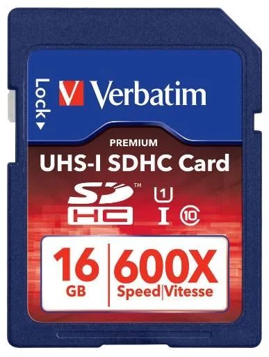 Лот: 4551812. Фото: 1. Карта памяти SDHC 16Gb Verbatim... Карты памяти