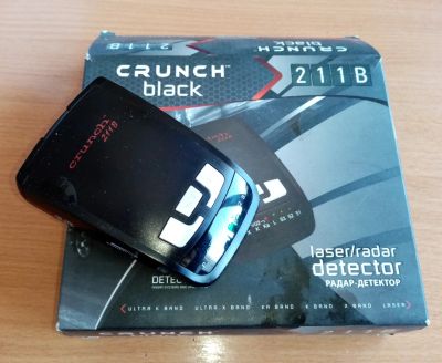 Лот: 14727793. Фото: 1. радар-детектор Crunch 211B. Видеорегистраторы,  радар-детекторы, системы парковки