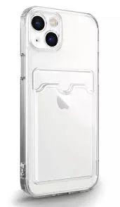 Лот: 25747281. Фото: 1. Чехол iPhone 15 Plus Силикон Прозрачный... Чехлы, бамперы