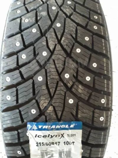 Лот: 25738059. Фото: 1. Зимняя резина 215/60 R-17 " Triangle... Шины