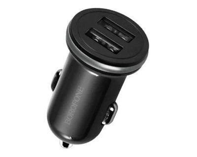 Лот: 20884612. Фото: 1. АЗУ-2USB Borofone BZ5 2.1A, черный. Зарядные устройства, блоки питания, адаптеры сетевые для смартфонов