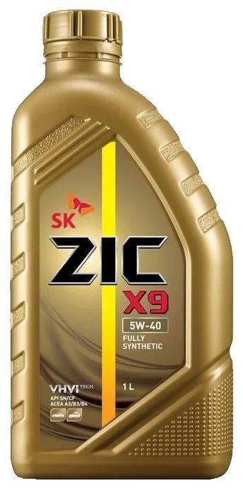 Лот: 14467935. Фото: 1. ZIC NEW X9 5w40 (синт) 1л. Масла, жидкости
