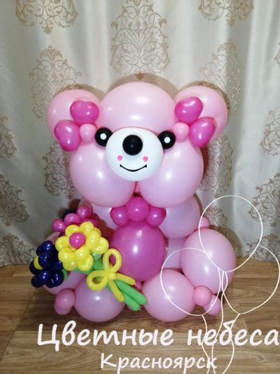 Лот: 4622547. Фото: 1. Мишка из воздушных шаров. Воздушные шары
