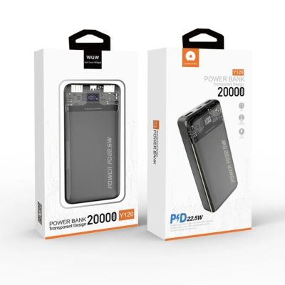Лот: 22144197. Фото: 1. POWER BANK WUW Y120 20000mAh PD... Внешние, портативные аккумуляторы для смартфонов (Power bank)