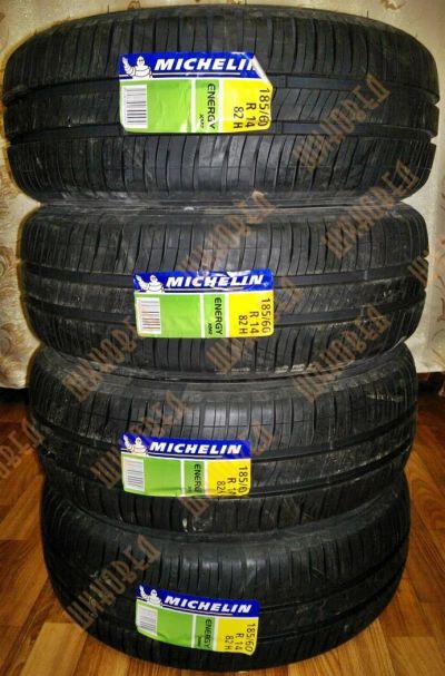 Лот: 9183975. Фото: 1. Шины 185/60 R 14 Michelin Energy... Шины