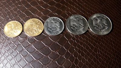 Лот: 7172779. Фото: 1. 10к-50к-1р-2р-5р 2014 года ММД. Россия после 1991 года