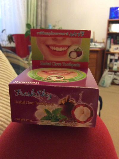 Лот: 10879809. Фото: 1. Тайская зубная паста с мангостином. Уход за полостью рта