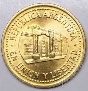 Лот: 1577330. Фото: 1. Аргентина. 50 сентаво 1994г. Америка