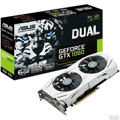 Лот: 13680495. Фото: 1. видео карта 1060 asus 6 gb asus. Видеокарты