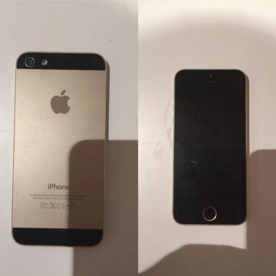 Лот: 6599313. Фото: 1. iPhone 5 16Gb gold exclusive полный... Смартфоны