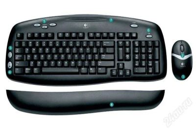 Лот: 112792. Фото: 1. Набор Logitech Cordless Desktop... Клавиатуры и мыши
