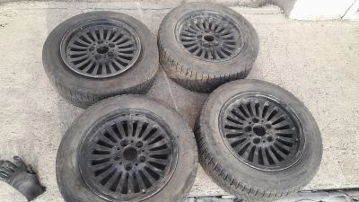 Лот: 25748354. Фото: 1. колеса bmw 5x120 215\60. Шины на дисках