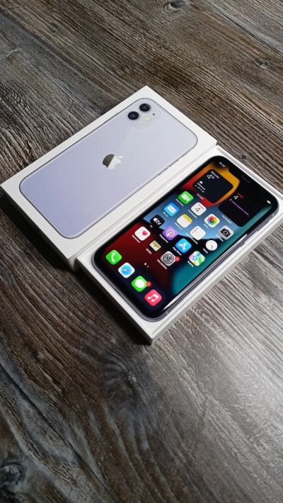Лот: 19855055. Фото: 1. Apple iPhone 11 purple, 256gb... Смартфоны