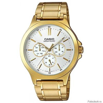 Лот: 21236557. Фото: 1. Casio MTP-V300G-7A. Оригинальные наручные часы