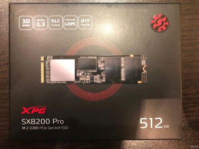 Лот: 15024831. Фото: 1. 512GB SSD AData XPG SX8200 Pro... SSD-накопители