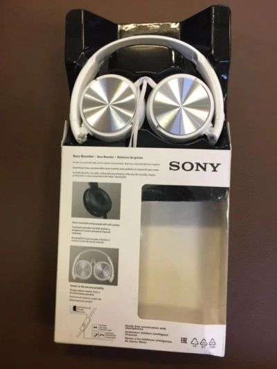 Лот: 17932799. Фото: 1. Полноразмерные наушники Sony Extra... Наушники, гарнитуры