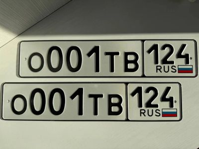 Лот: 24617644. Фото: 1. Продам гос.номер О 001 ТВ 124. Госномера