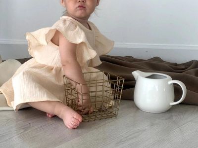 Лот: 19059043. Фото: 1. Платье детское из муслина. Платья, сарафаны