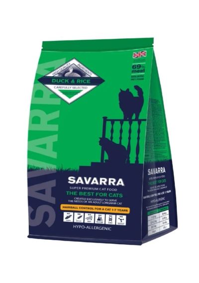 Лот: 7073474. Фото: 1. Корм Savarra Hairball Control... Корма