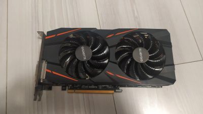 Лот: 18895774. Фото: 1. Gigabyte Radeon RX 570 4gb. Видеокарты
