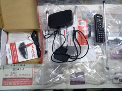 Лот: 17114316. Фото: 1. Цифровая приставка DVB DVB-T2... Цифровое, спутниковое ТВ