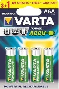 Лот: 10094974. Фото: 1. мощный аккумулятор VARTA AAA 1000... Батарейки, аккумуляторы, элементы питания