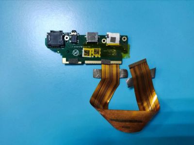 Лот: 16486754. Фото: 1. Б/У плата с разъемами USB, Audio... Платы расширения, контроллеры, доп. порты