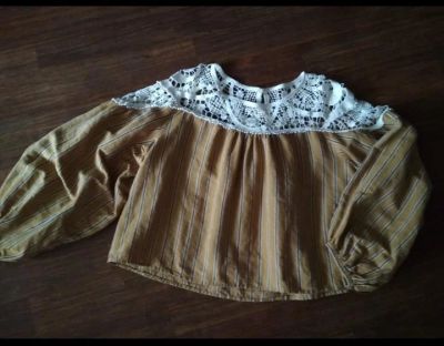 Лот: 17802639. Фото: 1. Блузка ZARA, р L. Блузы, рубашки, водолазки