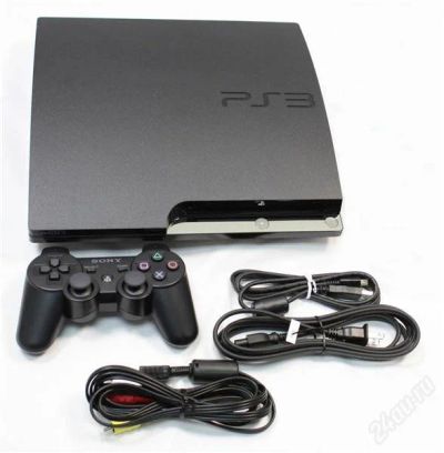 Лот: 65843. Фото: 1. Playstation 3 slim (ps3) + лицензионный... Игровые приставки, консоли